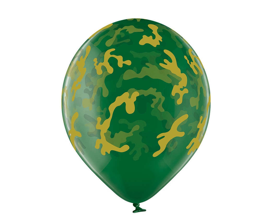 Balloons Belbal 12", D11, camouflage, 6 pcs